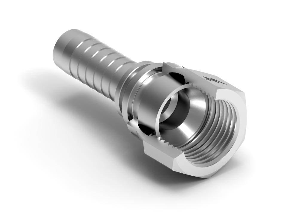 Zakucie hydrauliczne DKJ DN08 9/16"-18 UNF PREMIUM Waryński 10szt - zdjęcie 2