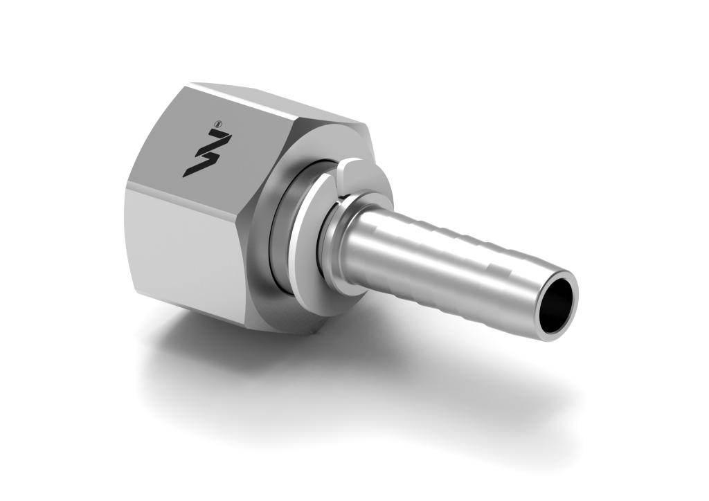 Zakucie hydrauliczne DKL DN13 M22x1.5 uszczelnienie czołowe/płaskie PREMIUM - zdjęcie 3