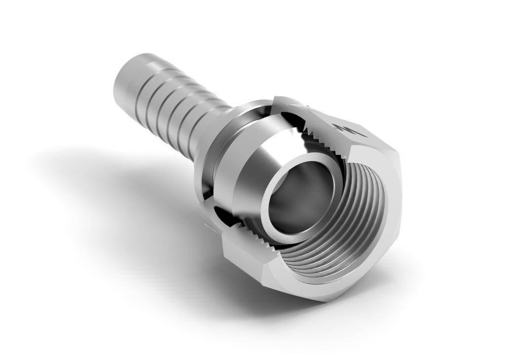 Zakucie hydrauliczne DKR DN10 3/8"-19 PREMIUM Waryński 20szt - zdjęcie 2