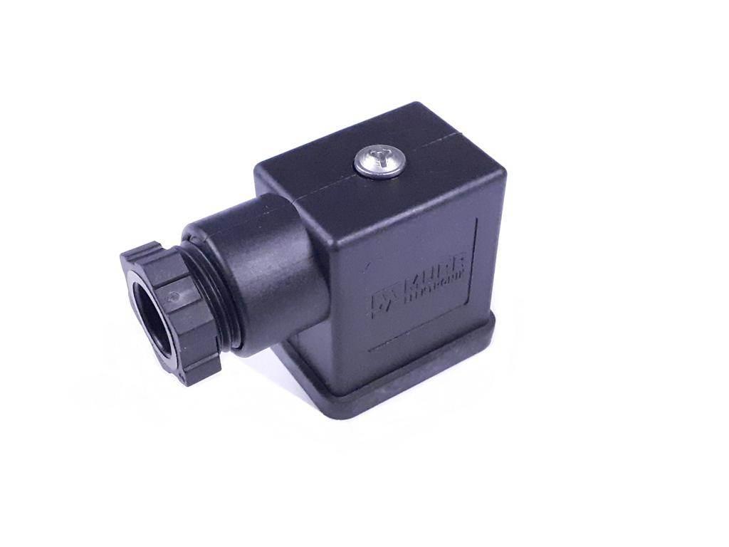 Wtyczka elektryczna wąska 3-pin (2+PE) rozstaw styków 11mm. PG9 RM-B11