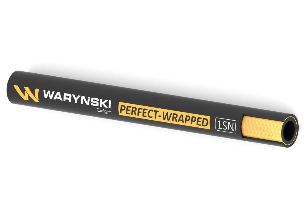 Wąż hydrauliczny do zakuwania PERFECT-WRAPPED 1SN DN32 1-oplotowy 63 Bar Wa - zdjęcie 2