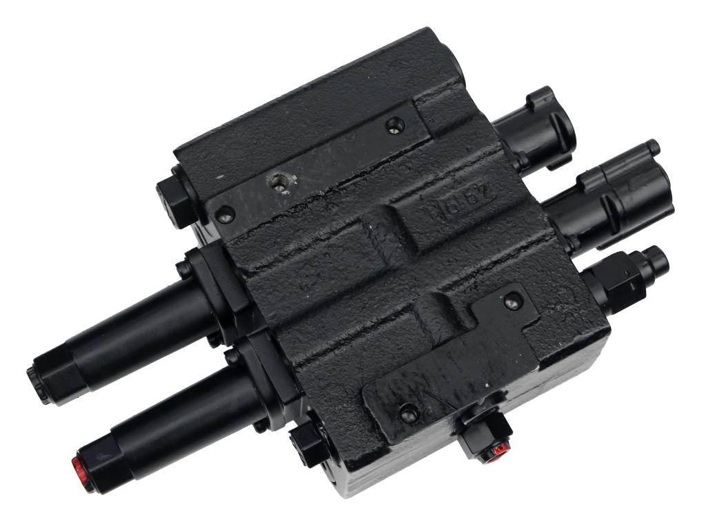 Rozdzielacz hydrauliczny do ładowaczy czołowych (LS - Load Sensing) 2-sekcy - zdjęcie 4