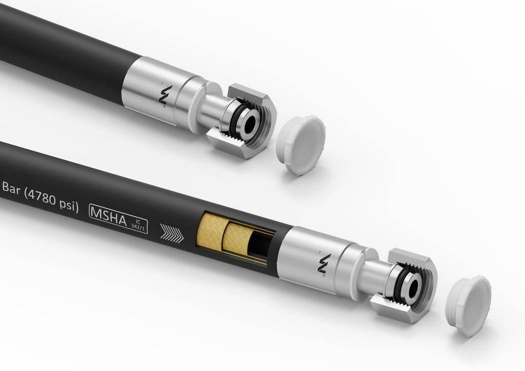 Przewód hydrauliczny gładki z uszczelnieniem - 330 bar gwint M18x1.5 proste - zdjęcie 2