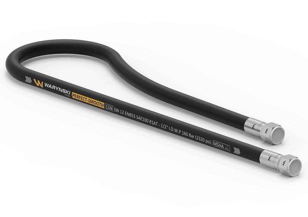 Przewód hydrauliczny gładki z uszczelnieniem - 160 bar gwint M22x1.5 prosta