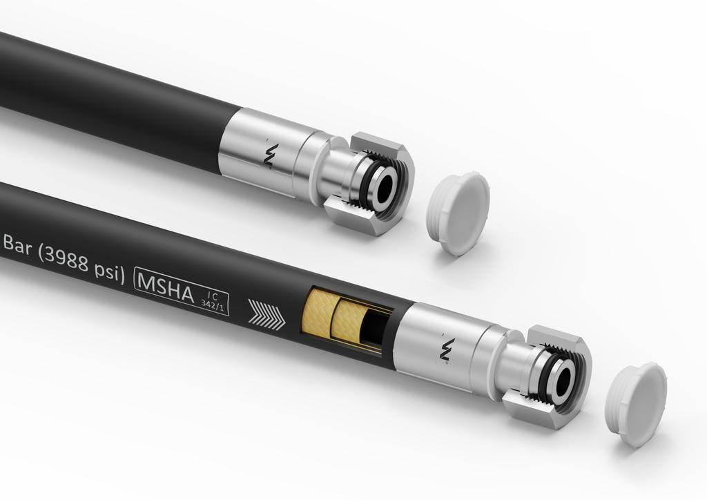 Przewód hydrauliczny gładki z uszczelnieniem - 275 bar gwint M22x1.5 proste - zdjęcie 2