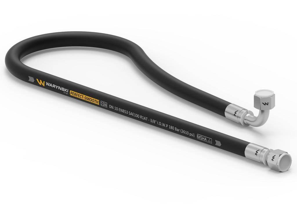 Przewód hydrauliczny gładki z uszczelnieniem - 180 bar gwint M18x1.5 prosta