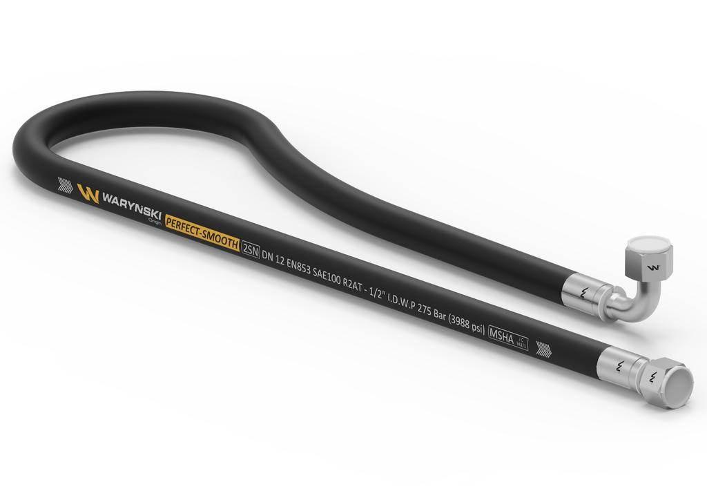 Przewód hydrauliczny gładki z uszczelnieniem - 275 bar gwint M22x1.5 prosta