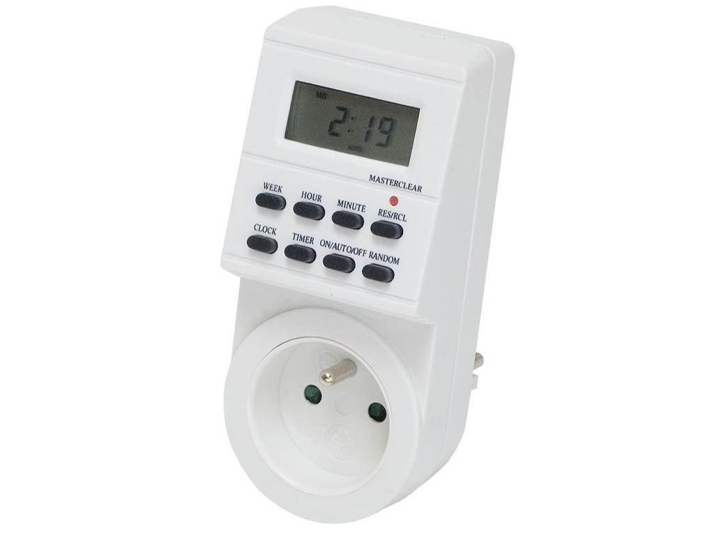 Programator gniazdkowy elektroniczny 7 Dniowy 230V PROGR-EL7D