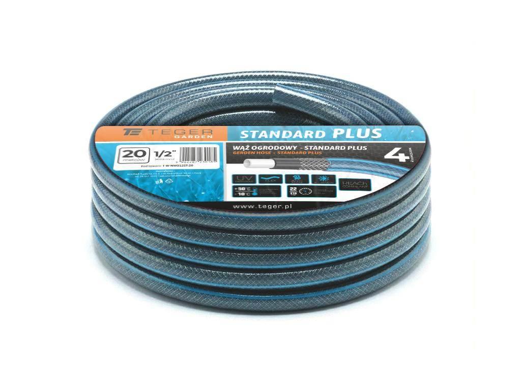 Wąż ogrodowy "STANDARD PLUS" FI 1/2". 20m / TEGER T-O-NWO12ST-20