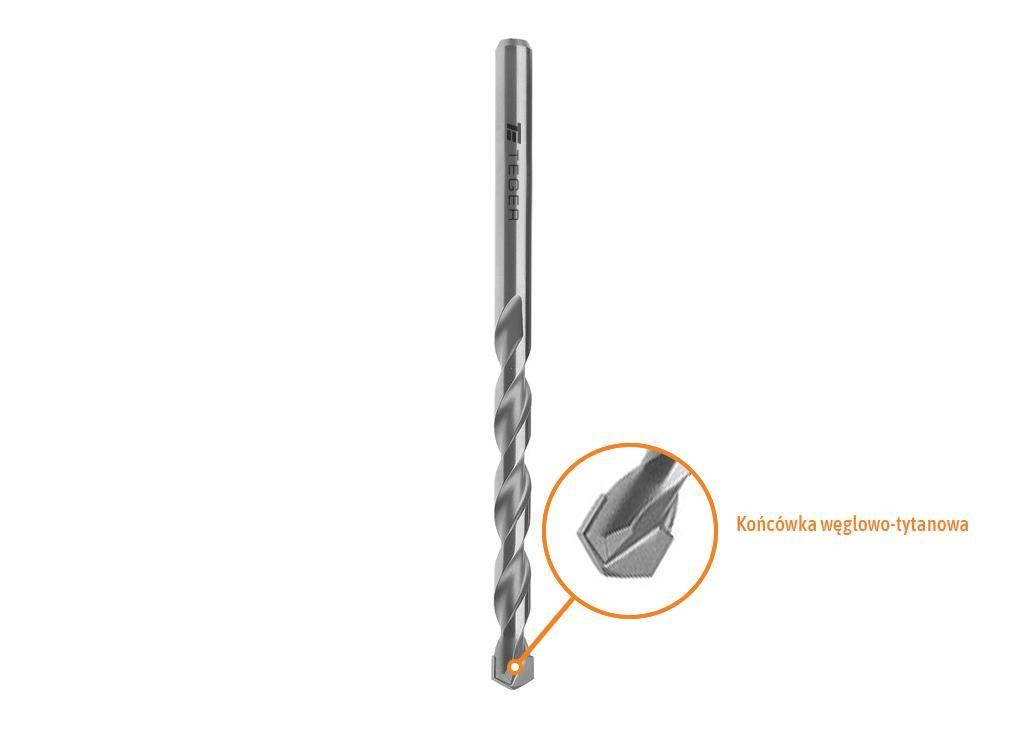 Wiertło uniwersalne 3x60 mm / TEGER T-W-NWWUNIW-3/60 - zdjęcie 2