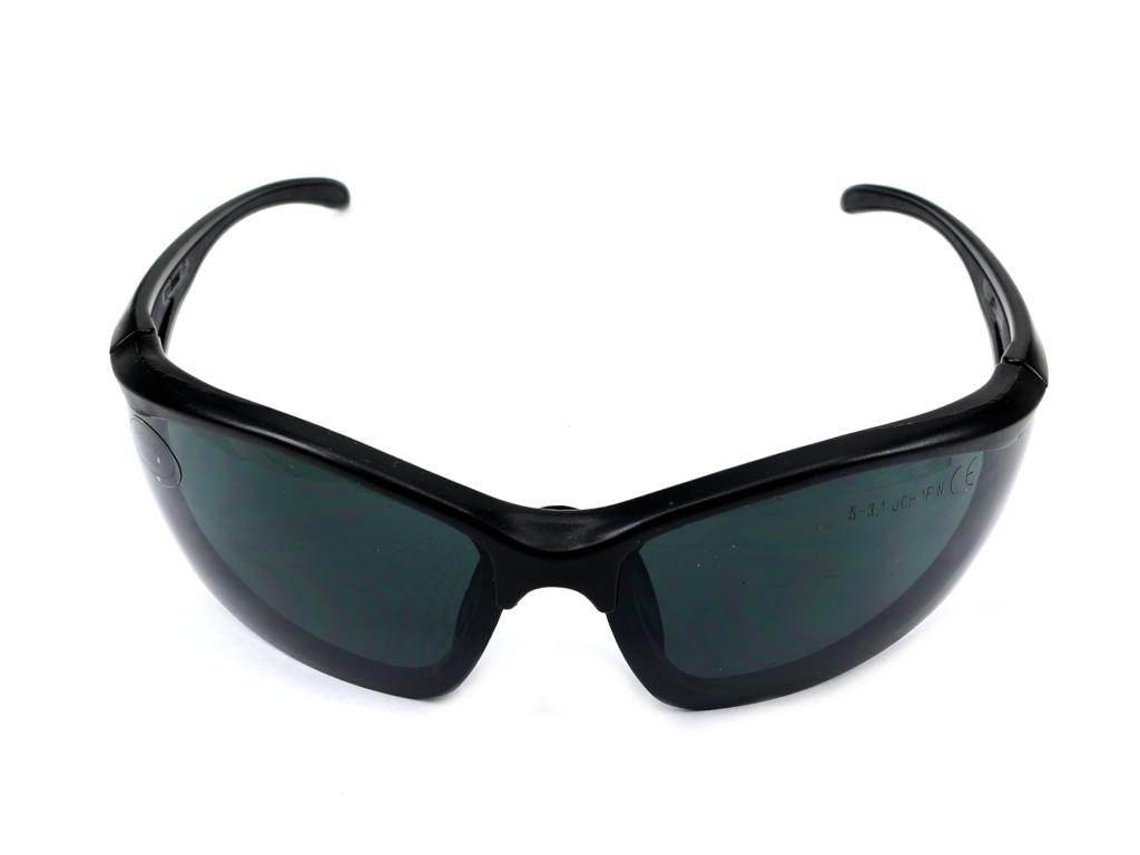 Okulary ochronne ramka PVC CE Teger szkła z PC przyciemniane T-BHP-034