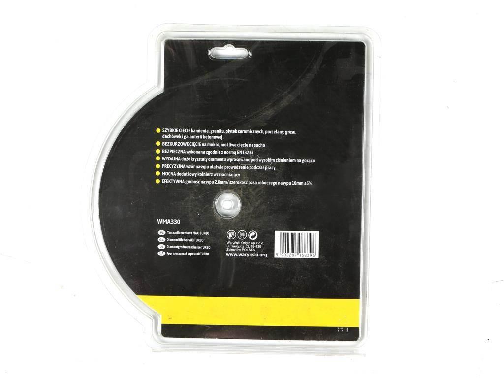 Tarcza diamentowa MAXI 230 x 22.23 mm Waryński WMA330 - zdjęcie 2