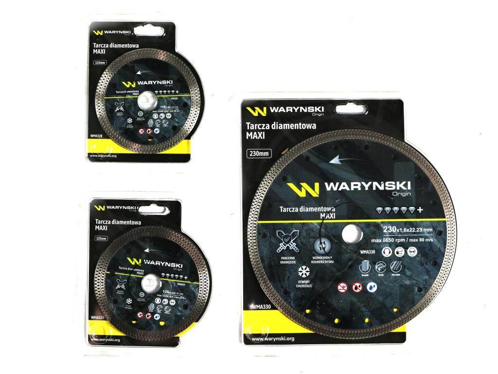 Tarcza diamentowa MAXI 230 x 22.23 mm Waryński WMA330 - zdjęcie 3