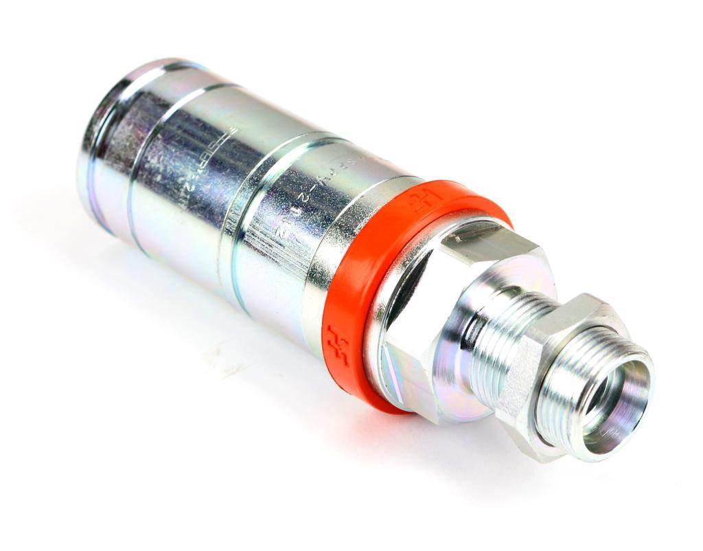 Szybkozłącze hydrauliczne gniazdo PUSH-PULL gwint zew.M22x1.5 LONG (PANEL) - zdjęcie 2