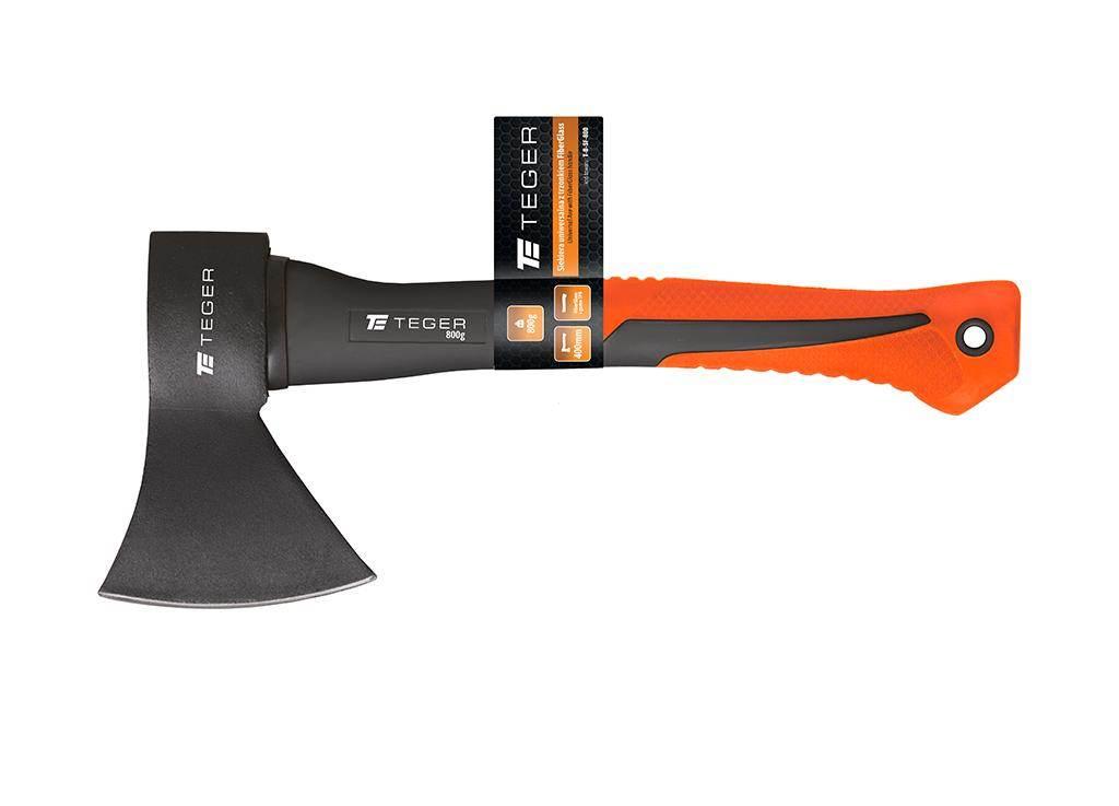 Siekiera uniwersalna z trzonkiem fiberglass 800 g / TEGER T-O-SF-800
