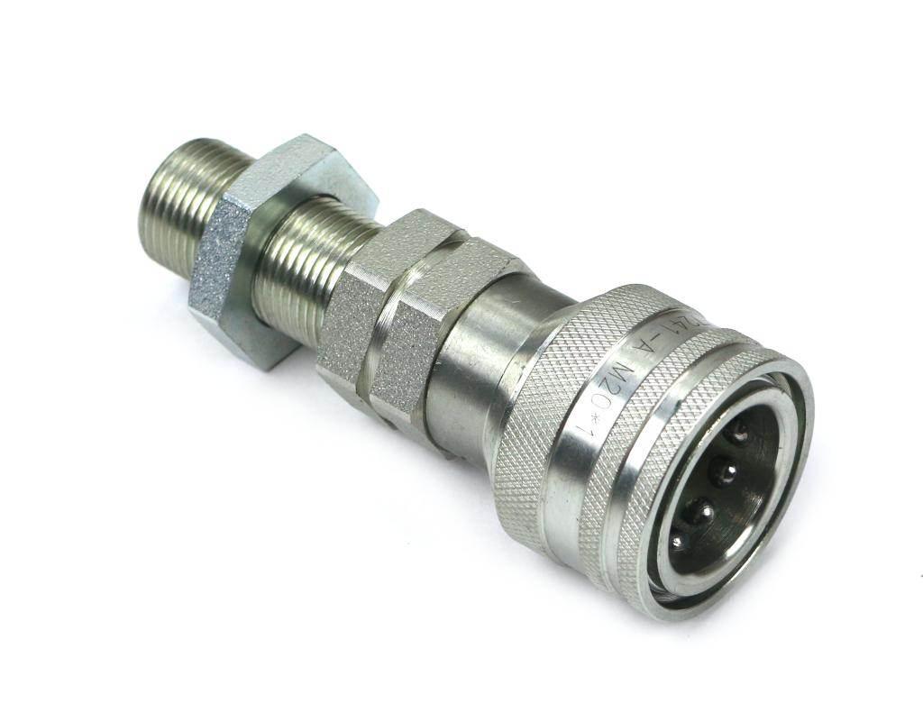 Szybkozłącze hydrauliczne gniazdo z eliminatorem ciśnienia long M18x1.5 gwi - zdjęcie 2