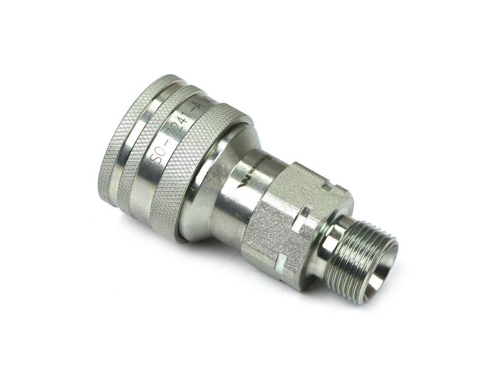 Szybkozłącze hydrauliczne gniazdo z eliminatorem ciśnienia M20x1.5 gwint ze