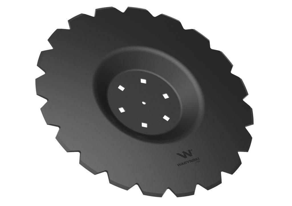 Talerz uzębiony Z-20 fi 510 mocowanie 6/120 grubość 3.5 mm przetłoczony sta