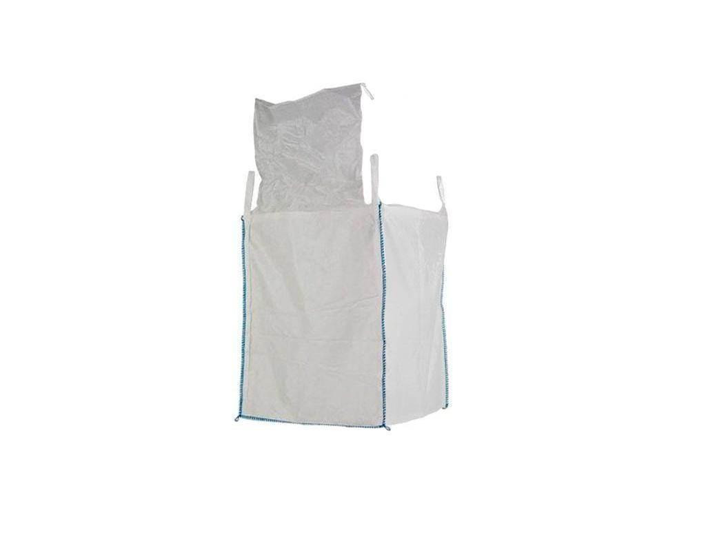 Worek BIG BAG 1200kg. 90x90x120. 4 uchwyty. góra otwarta z klapą/ dół zamkn