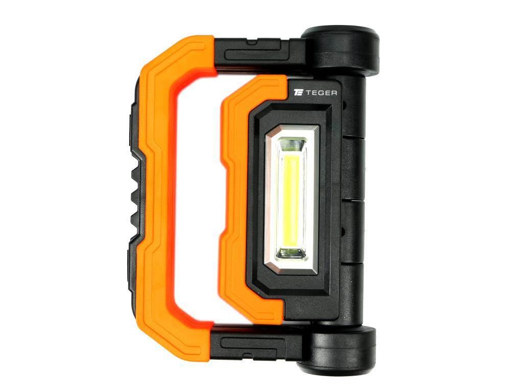 Latarka warsztatowa składana LED COB ład USB Teger T-LED-0086 - zdjęcie 2