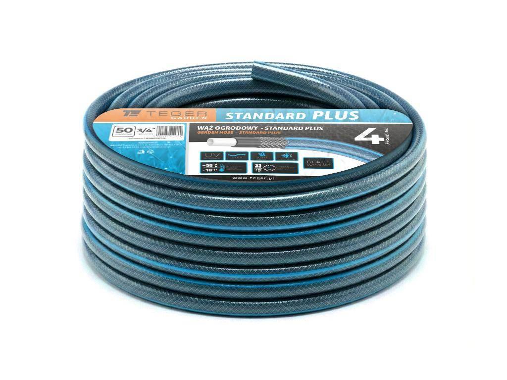 Wąż ogrodowy "STANDARD PLUS" FI 3/4". 50m / TEGER T-O-NWO20ST-50