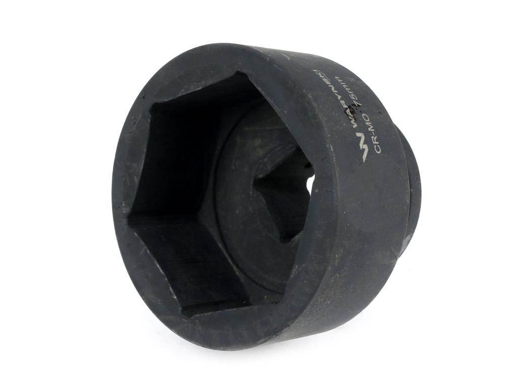 Nasadka udarowa 1" sześciokątna 75mm Waryński WMU154
