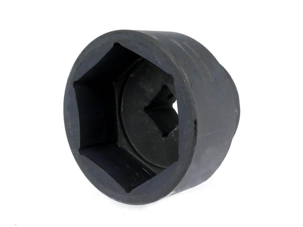 Nasadka udarowa 1" sześciokątna 80mm Waryński WMU155