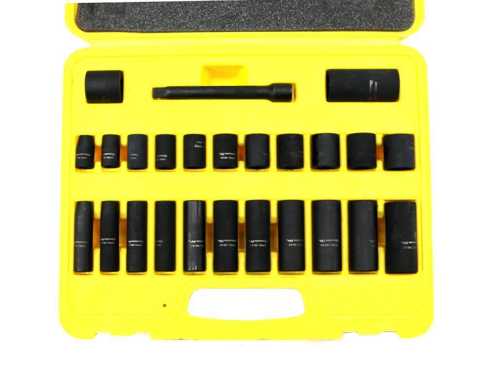 Zestaw nasadek udarowych 3/8" 25 el. Waryński WMU290 - zdjęcie 2