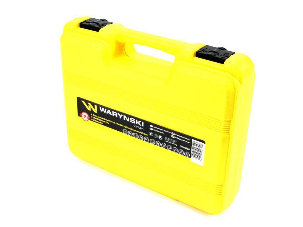 Zestaw nasadek udarowych 3/8" 25 el. Waryński WMU290 - zdjęcie 3