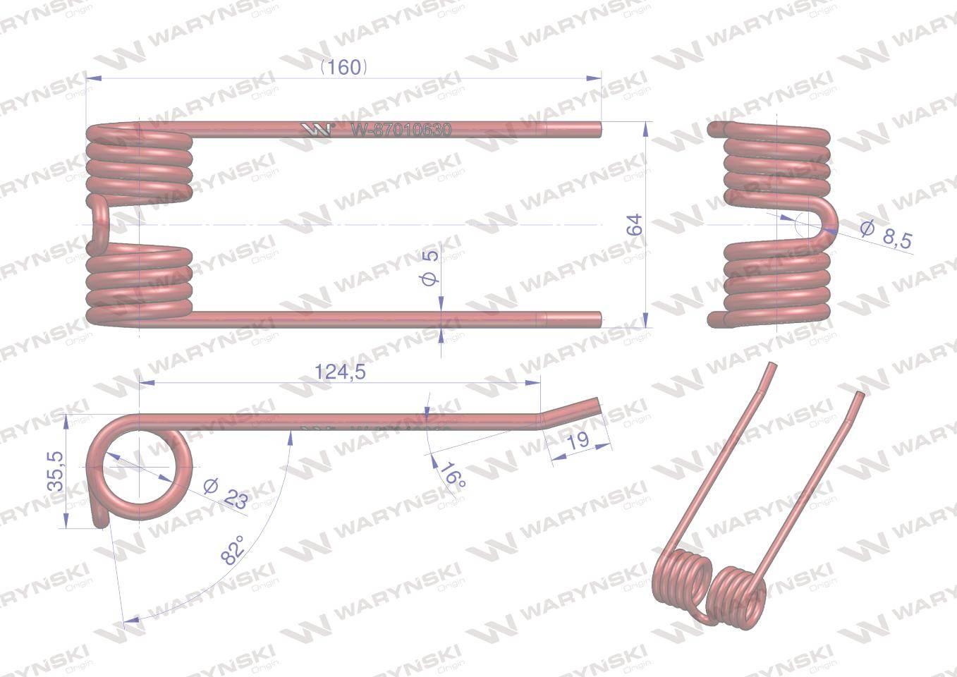 Palec podbieracza zastosowanie Strautmann Waryński W-87010630 - zdjęcie 2