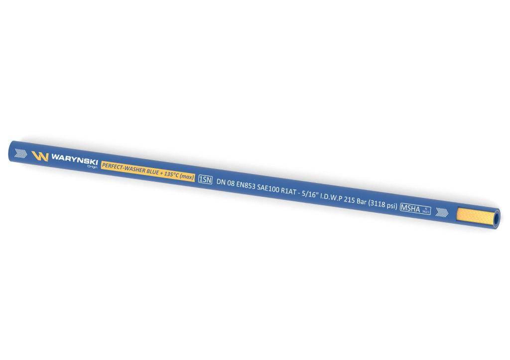 Wąż hydrauliczny do urządzeń myjących PERFECT-WASHER BLUE 135 stopni 1SN DN - zdjęcie 2