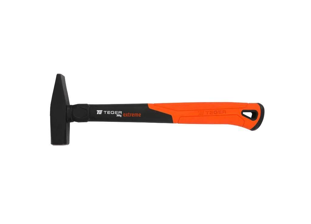 Młotek ślusarski z trzonkiem fiberglass 300 g Extreme / TEGER T-W-MSF-300