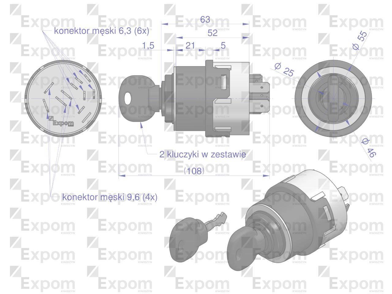 Stacyjka VOLVO EXPOM KWIDZYN eu 11881365EX - zdjęcie 3