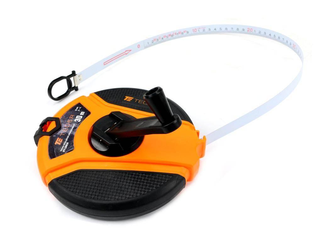 Miara stalowa rozwijana kompaktowa 16mm 30m TEGER T-AM-013 - zdjęcie 2