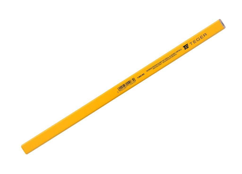 Ołówek przemysłowy - do szkła glazury i metalu / 300mm / TEGER szt) 12szt