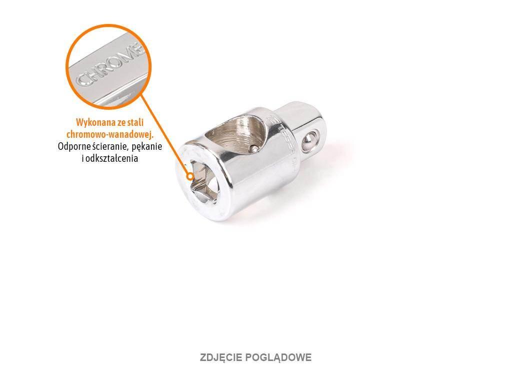 Redukcja TYP T M 1/2"-F 3/8", CR-V, Teger T-W-PIR111 - zdjęcie 2