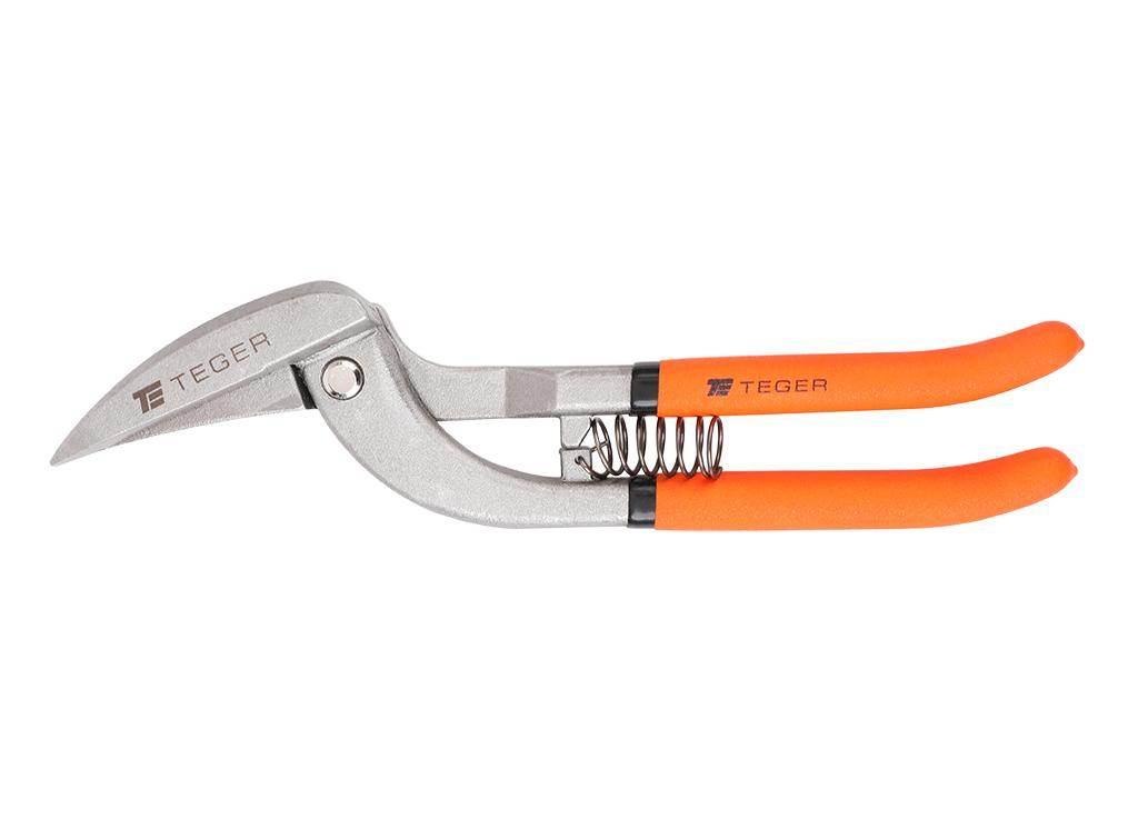 Nożyce do cięcia blachy - pelikan prawe / TEGER T-NB-N001