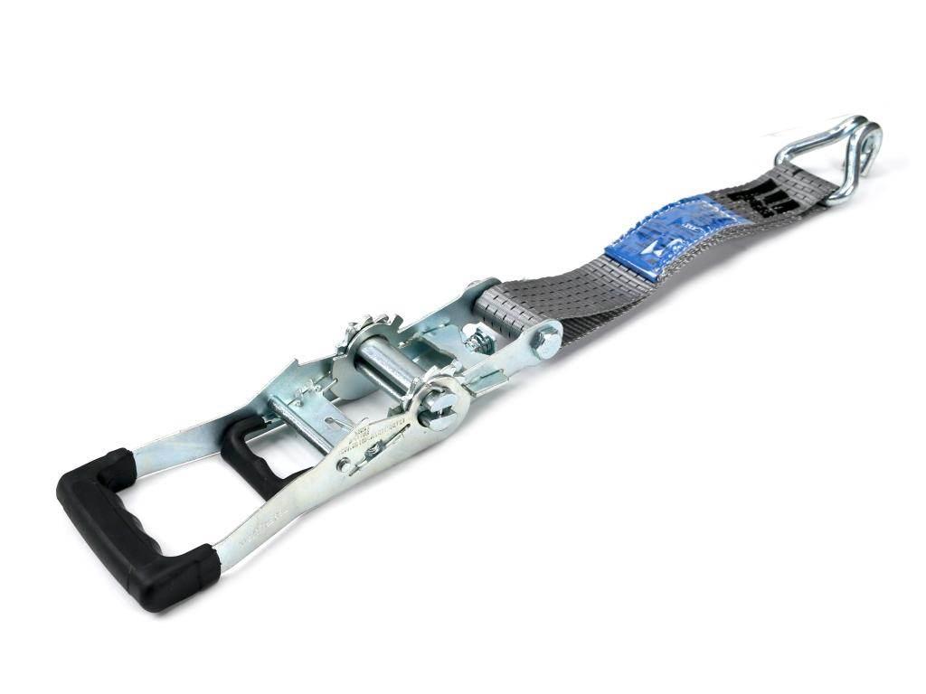 Pas transportowy 5T 4m komplet z napinaczem z gumową okładziną 230mm z ates - zdjęcie 2