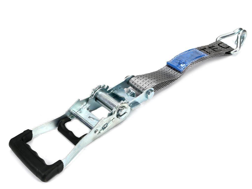 Pas transportowy 5T 8m komplet z napinaczem z gumową okładziną 230mm z ates - zdjęcie 2