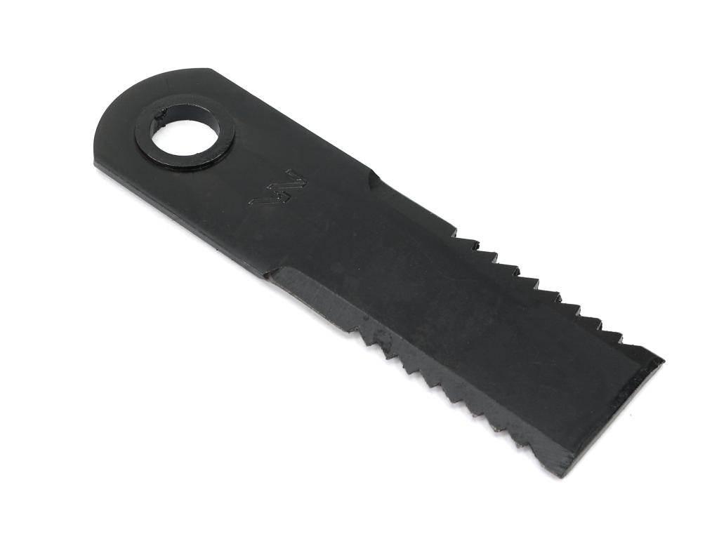 Nóż obrotowy rozdrabniacz słomy sieczkarnia uzębiony 173x50x4mm otwór 20 z
