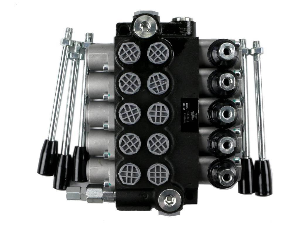 Rozdzielacz hydrauliczny 5-sekcyjny 40L VOIMA V-R40L-5 - zdjęcie 3