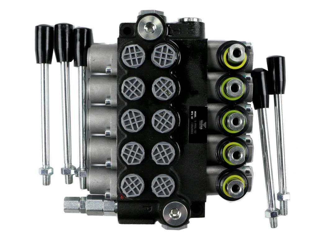 Rozdzielacz hydrauliczny 5-sekcyjny 40L (5-sekcji z zatrzaskiem) VOIMA - zdjęcie 3