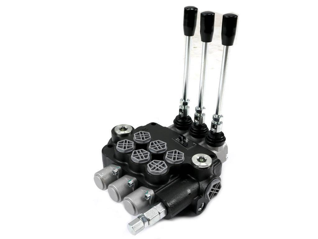 Rozdzielacz hydrauliczny 3-sekcyjny 80L VOIMA V-R80L-3 - zdjęcie 2