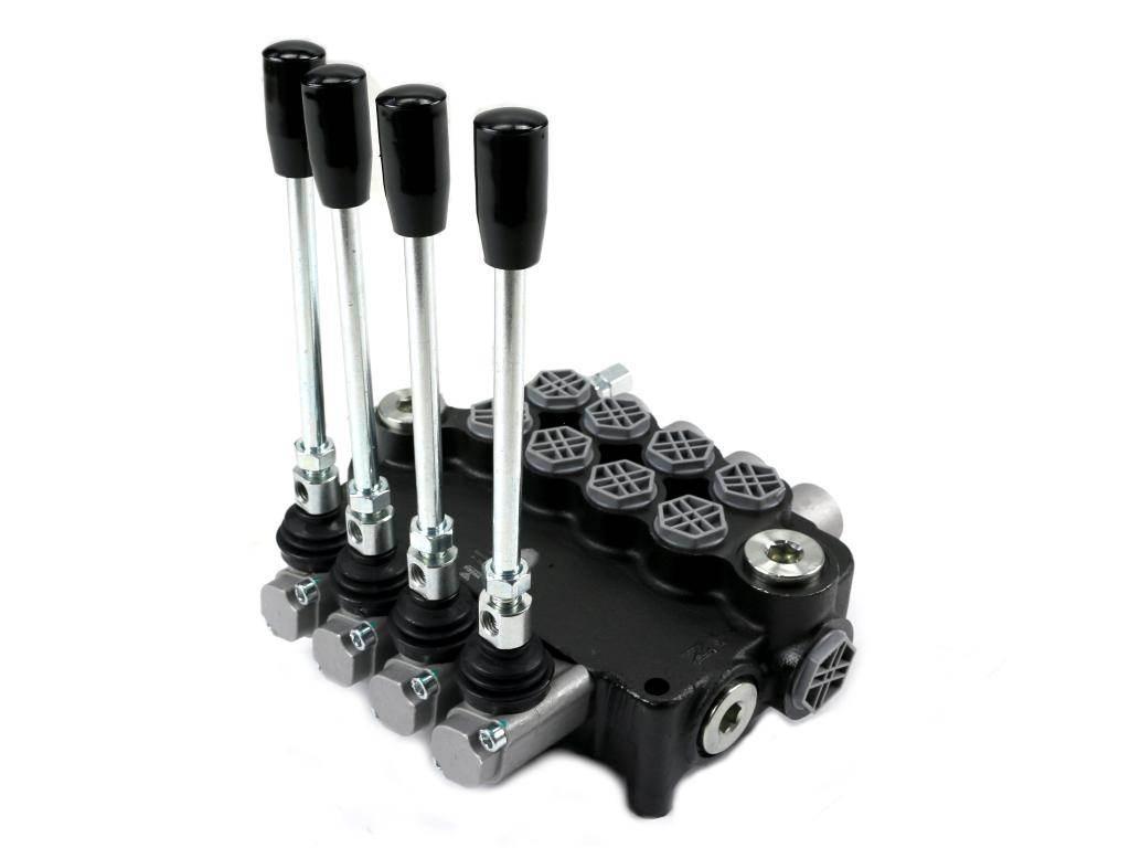 Rozdzielacz hydrauliczny 4-sekcyjny 80L VOIMA V-R80L-4