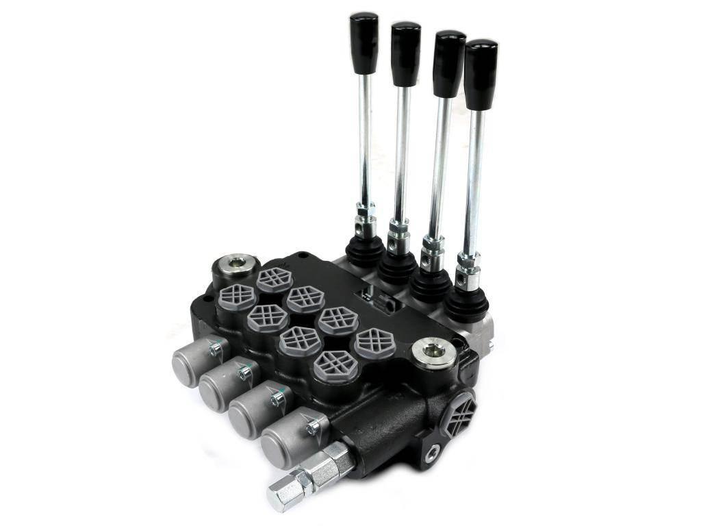 Rozdzielacz hydrauliczny 4-sekcyjny 80L VOIMA V-R80L-4 - zdjęcie 2