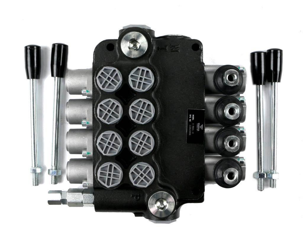 Rozdzielacz hydrauliczny 4-sekcyjny 80L VOIMA V-R80L-4 - zdjęcie 3