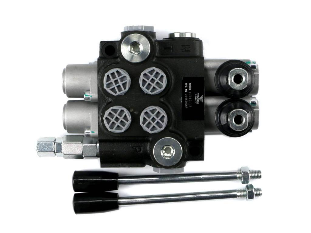 Rozdzielacz hydrauliczny 2-sekcyjny 40L VOIMA V-R40L-2 - zdjęcie 3