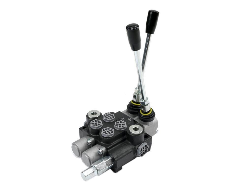 Rozdzielacz hydrauliczny 2-sekcyjny 40L z zatrzaskami VOIMA V-R40L-2Z - zdjęcie 2