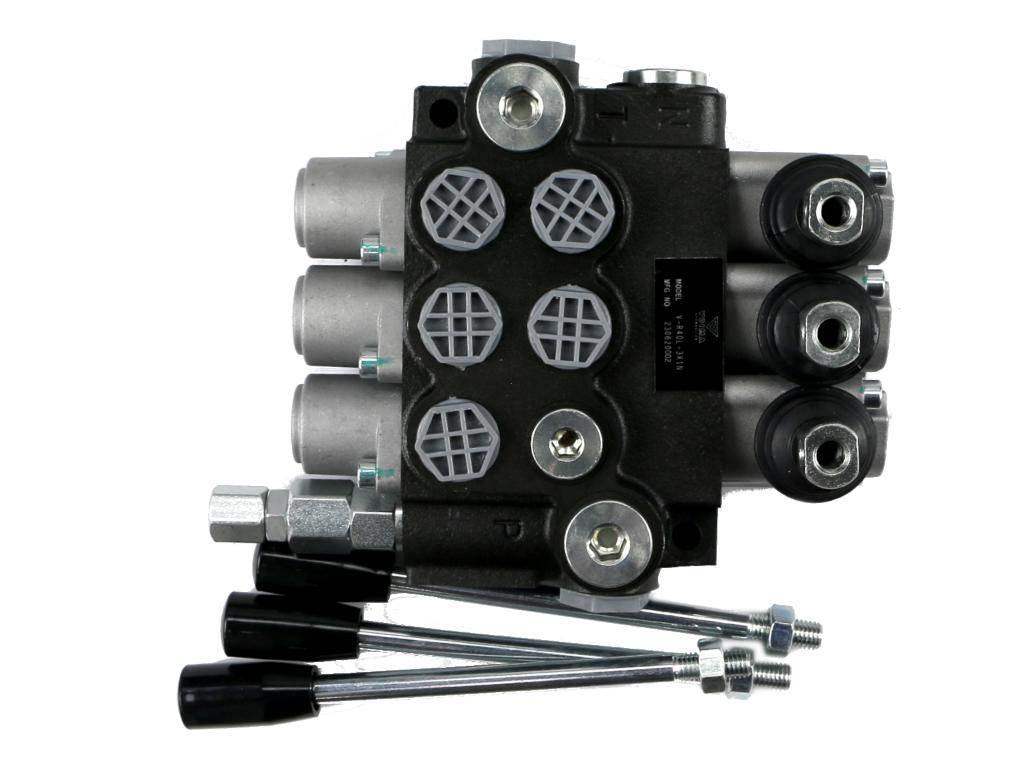 Rozdzielacz hydrauliczny 3-sekcyjny 40L (1-sekcja nurnikowa) VOIMA - zdjęcie 3