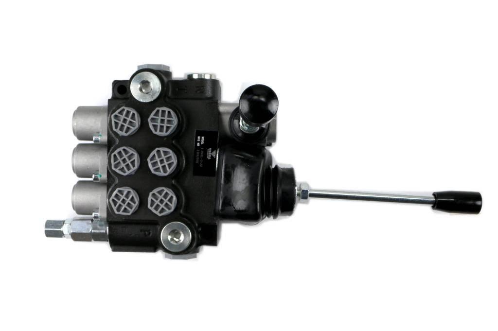 Rozdzielacz hydrauliczny 3-sekcyjny 40L (2 sekcje x 1 dźwignia + 1 sekcja x - zdjęcie 3